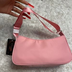 Pink shoulder bag